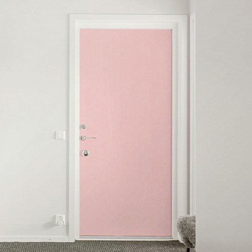 시트나라 현관문시트지 2p, 페인티드우드핑크, 100 x 210 cm