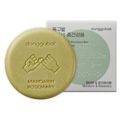동구밭 올바른 샴푸바 중건성용 만다린로즈마리향, 1개, 120g