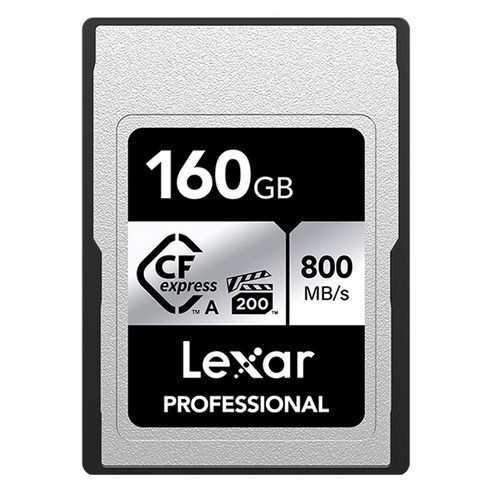 렉사 소니 카메라 전용 Professional CFexpress Type A Silver Series 메모리카드, 160GB, 1개