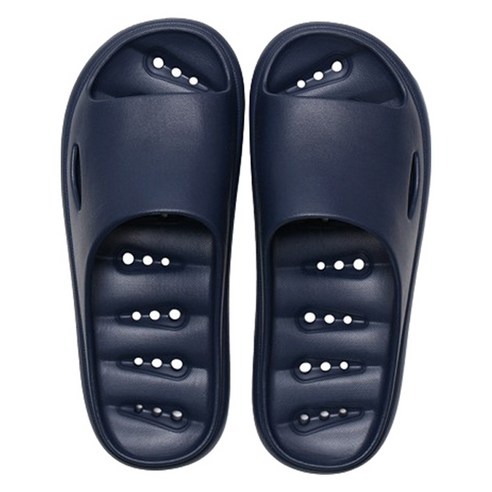 남성용 블럭마트 미끄럼방지 eav 욕실화, 네이비, 1개