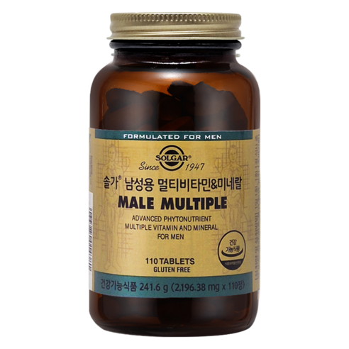 솔가 남성용 멀티비타민 미네랄 30정 2개