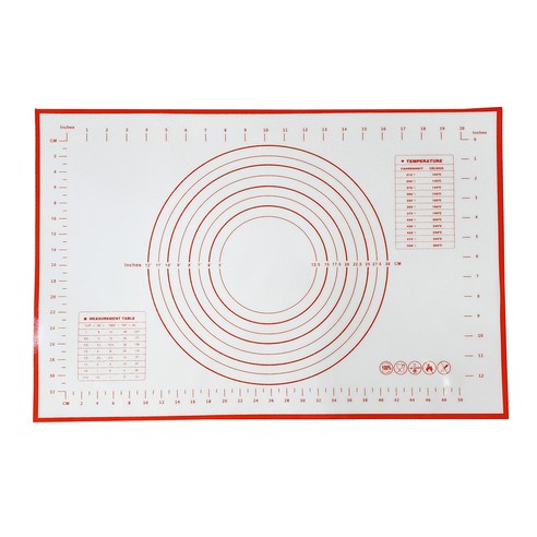 베스톰 실리콘 작업 매트 화이트레드 특대형, 1개