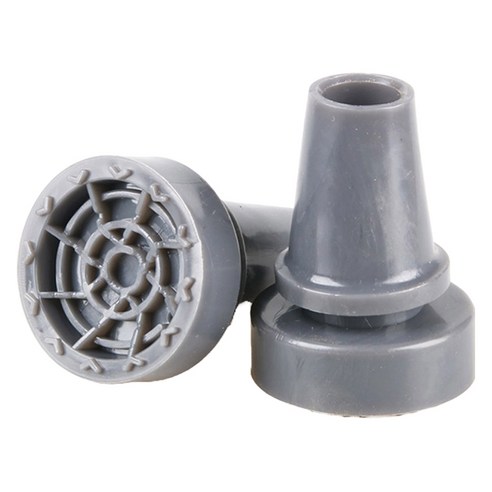 Dr.펠리스제이 목발 지팡이 리필 고무캡 패킹 22mm, C그레이, 2개