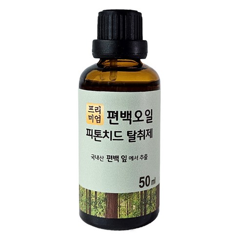 프리미엄 편백오일 피톤치드 탈취제, 50ml, 1개