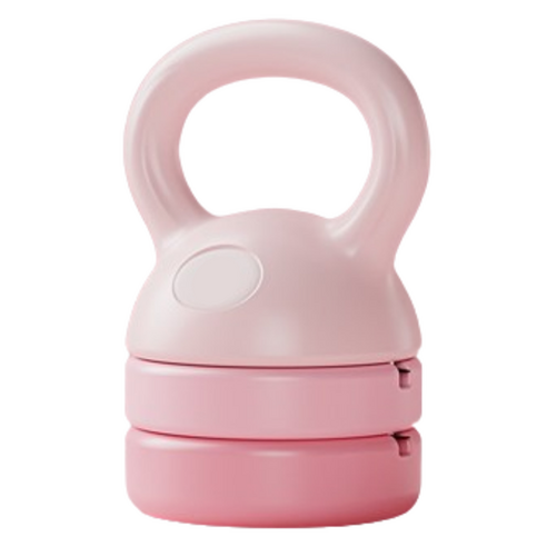 로이윙 무게조절 3단 케틀벨 2 ~ 5.5kg, 핑크, 1개
