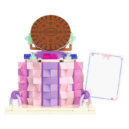 DIY 케이크 블록 만들기 키트, 빅파이 공주 케이크, 1개