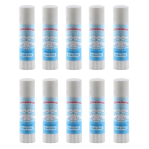 산리오 시나모롤 스카이 투명 고체풀, 15g, 10개