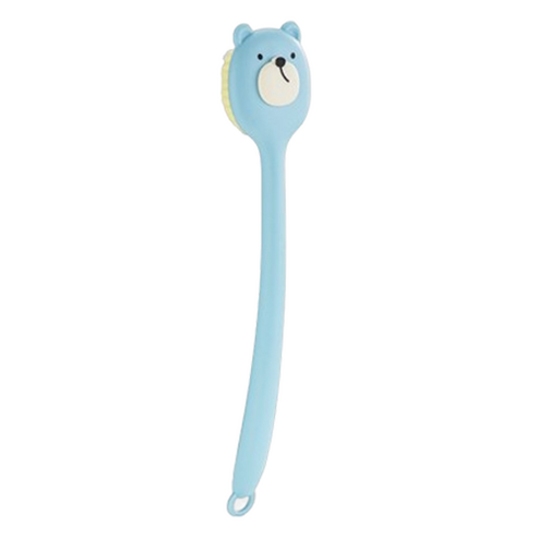 지비비 곰돌이 바디 등 샤워솔, 블루, 1개, 1개입