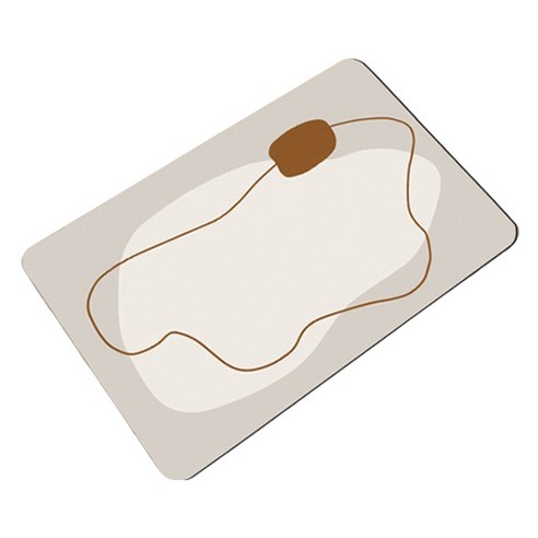 블럭마트 논슬립 규조토 발매트, type3, 1개