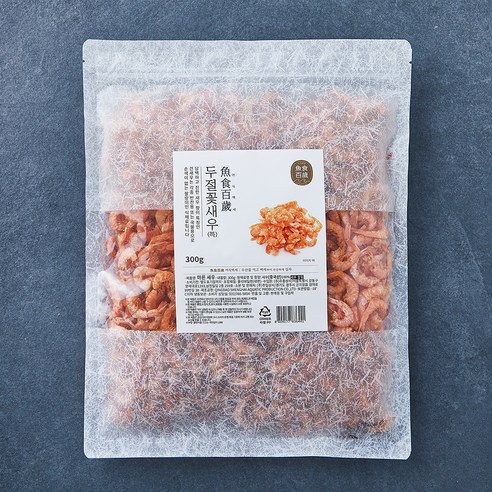 어식백세 두절 꽃새우 특, 300g, 1개