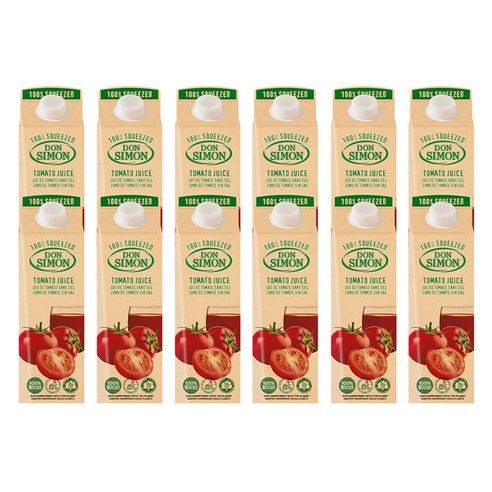 돈시몬 착즙 토마토 주스, 1L, 12개