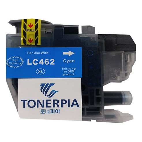 토너피아 브라더 호환잉크 LC462XL, 노랑, 1개