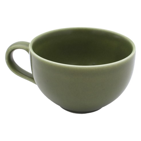 달소금 커피 머그컵 무광 350ml, 바다그린, 1개