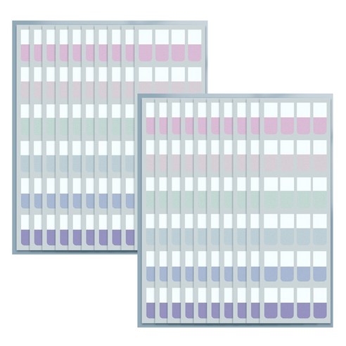 만들하비 인덱스 접착 메모지 대용량 08 파스텔컬러, 480개입, 2개