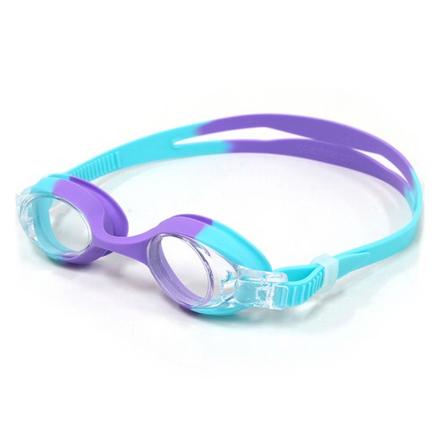 스쿠알로 아동용 김서림 방지형 수경 SG-3100J, 블루 + 퍼플, 1개