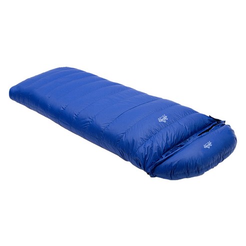 자탄 구스 다운 침낭 1500g, 1개, 블루