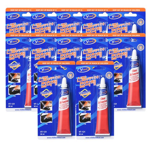브이텍 대용량 신발 구두 밑창 접착제, 12개