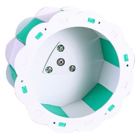 요런개 컬러풀 해바라기 소동물 쳇바퀴 21cm, 그린, 1개