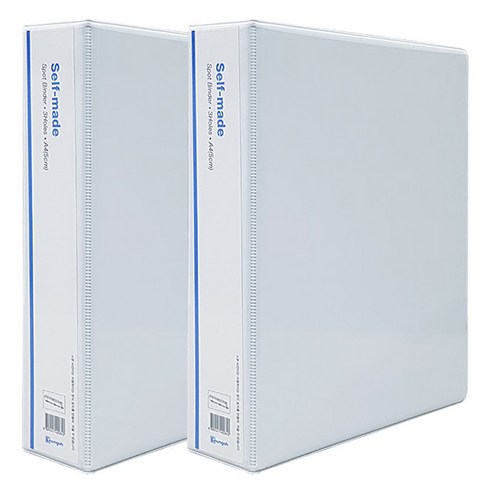 영오 백색 투명 3공 사다리바인더 A4 5cm, 2개