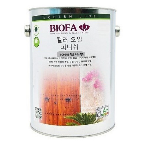비오파 컬러 오일 피니쉬, 2.5L, 밤나무 1065, 1개