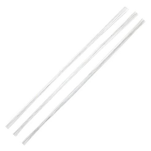 마다꾸미 꽃철사 공예철사 지철사 와이어 28호, 02 흰색, 30개
