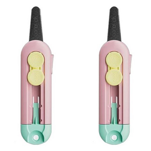 마다꾸미 다용도 안전 커터칼, 핑크, 2개