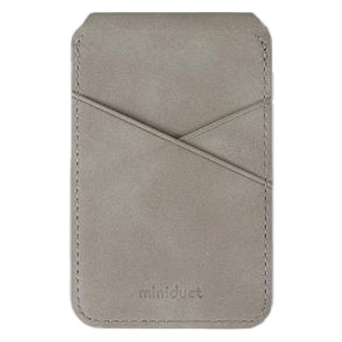 미니덕트 레더 가죽 맥세이프 휴대폰 카드지갑 mi2300DT, 1개, 미드나잇 블랙