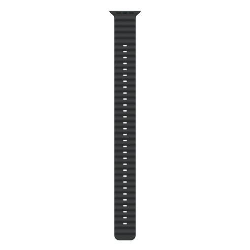 Apple 정품 2024 애플워치 오션밴드 익스텐션, 블랙/블랙 티타늄, 1개, 49mm, One Size