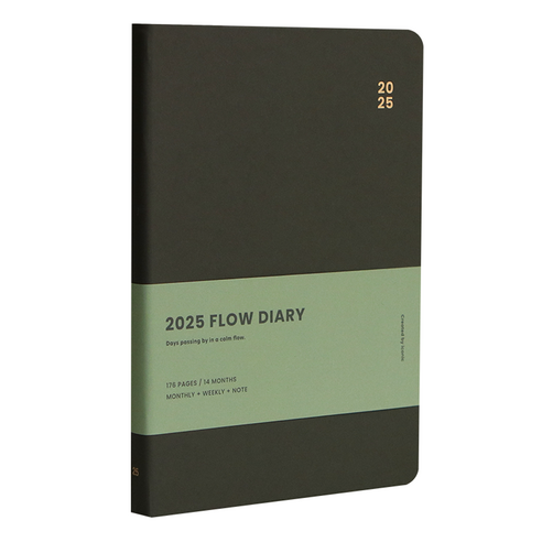 아이코닉 2025 플로우 다이어리 위클리 플래너 스케줄러, 05 Ash brown, 1개