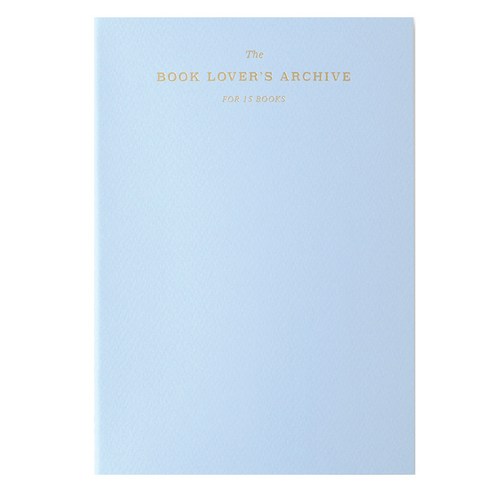 페이퍼리안 리딩저널 슬림 북러버스 아카이브 노트, 세레니티 블루, 1개