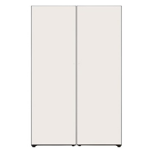 [색상선택형] LG전자 오브제 컬렉션 컨버터블 패키지 오브제컬렉션 우열림 냉장전용고 베이지 + 좌열림 냉동전용고 베이지 + 키트 세트 방문설치, XY322GB3K2