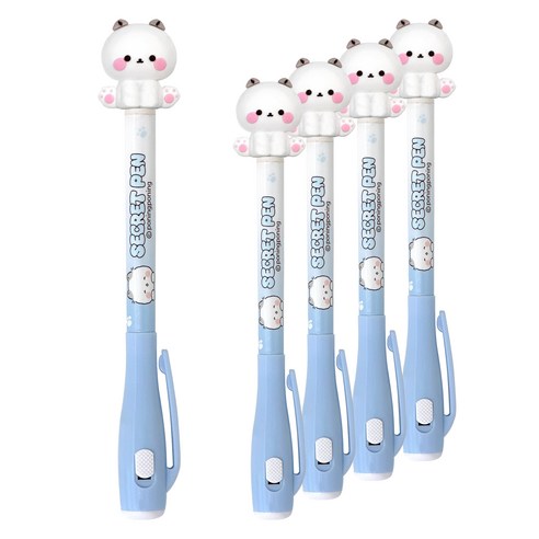 우옹이 비밀펜, 화이트 고양이, 5개