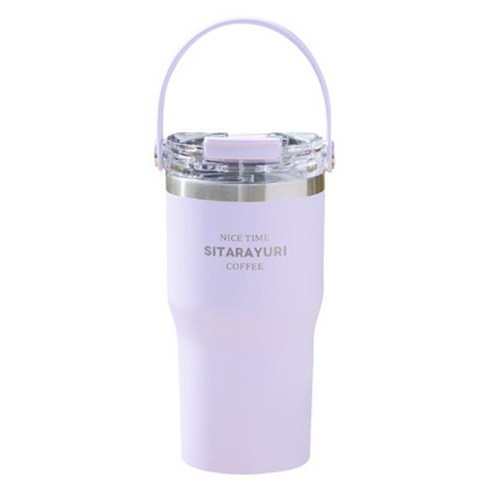 시타라유리 투웨이 보온보냉 텀블러 T37, 퍼플, 1개, 600ml