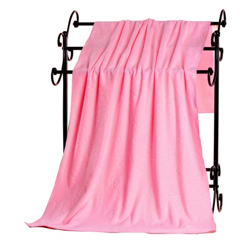 원이네 가성비 짱 바스타월 70 x 140 cm 200g, 핑크, 1개