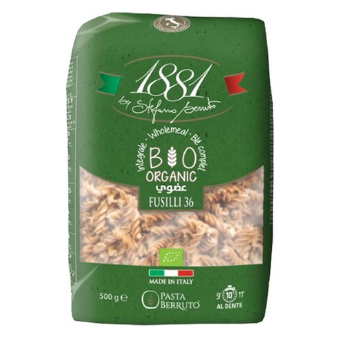 1881 유기농 통밀 푸실리, 500g, 1개