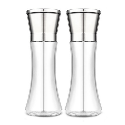 반비노 쏙쏙 후추 소금 깨갈이 그라인더, 2개, 210ml