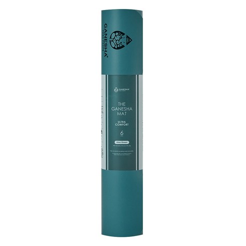 가네샤요가프랍스 요가매트 울트라 컴포트 6mm, TealOcean, 1개