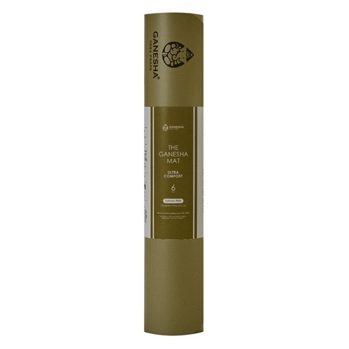 가네샤요가프랍스 요가매트 울트라 컴포트 6mm, OliveKhaki, 1개