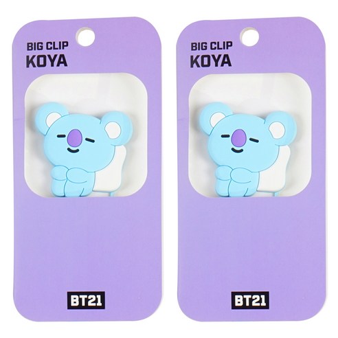 BT21 빅클립 2탄 코야, 2개, 1개입