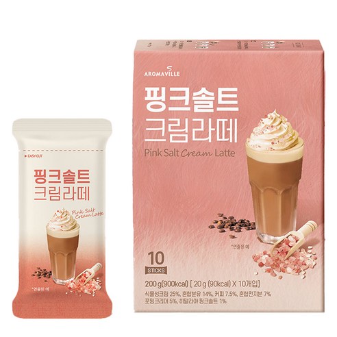 핸드립 핑크솔트 크림라떼, 20g, 10개입, 1개