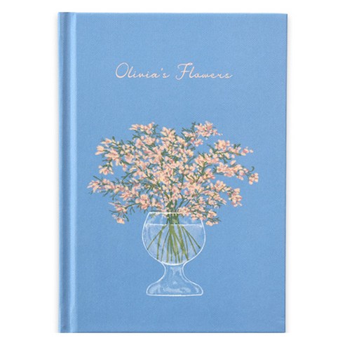 올리비아 플라워스, 푸른 꽃잎에 담아낸 일상의 아름다움 양장노트