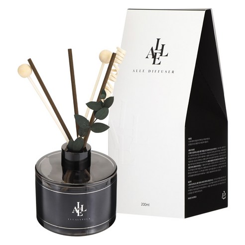 알레 블랙 디퓨저, 유칼립투스, 200ml, 1개