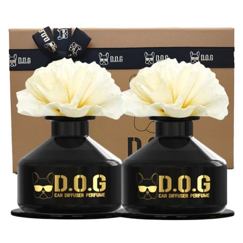 도그독 차량용 디퓨저 100ml 2개, 화이트솝, 1세트