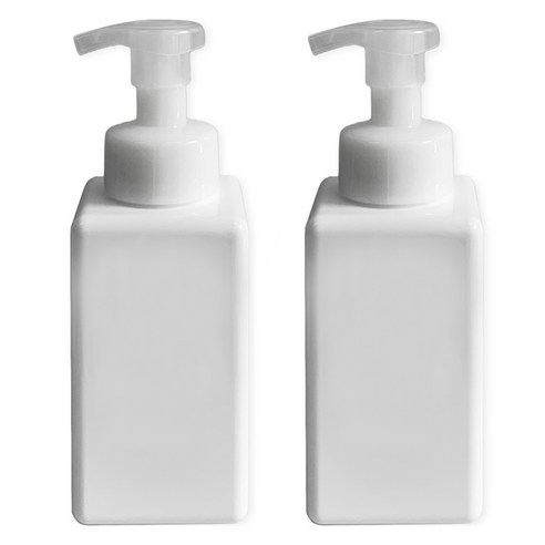 뉴앤룩 디스펜서 핸드워시 거품용기 450ml, 화이트, 2개