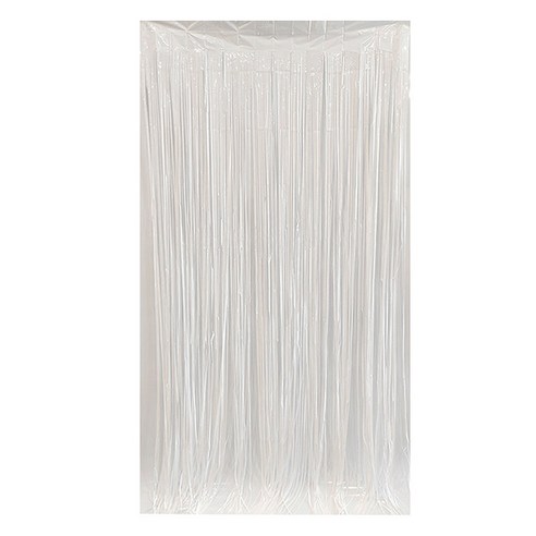 정월마켓 마카롱 할로윈 파티 커튼 1 x 2 m, 화이트, 1개
