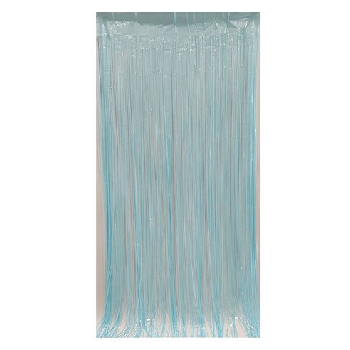 정월마켓 마카롱 할로윈 파티 커튼 1 x 2 m, 블루, 1개
