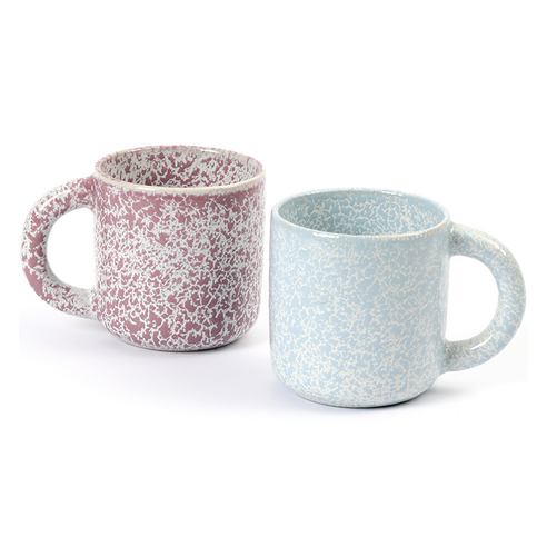 폴마르켄 테라 머그컵 360ml x 2종 세트, 샤이니라일락 + 코튼블루, 1세트