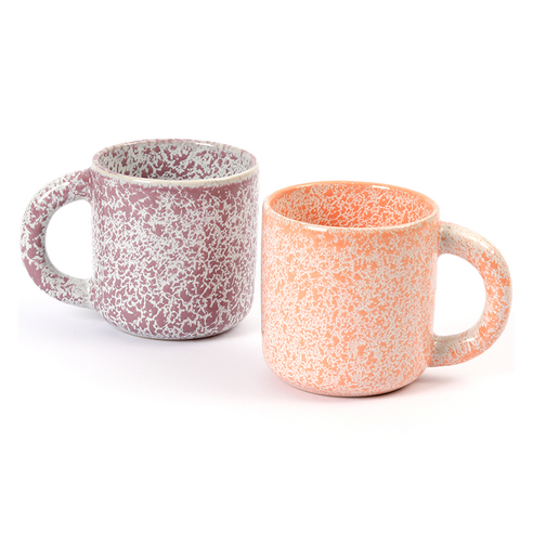 폴마르켄 테라 머그컵 360ml x 2종 세트, 샤이니 라일락, 스타피쉬 오렌지, 1세트