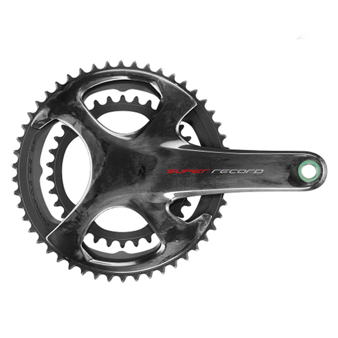 슈퍼레코드 캄파놀로 전자식 EPS 디스크 12단 크랭크 세트 172.5mm 52-36T, 블랙, 1세트