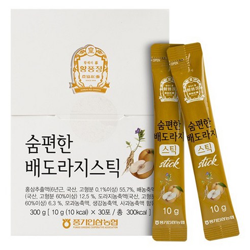 황풍정 풍기인삼농협 숨편한 배도라지 스틱